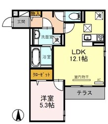 深江橋駅 徒歩5分 1階の物件間取画像